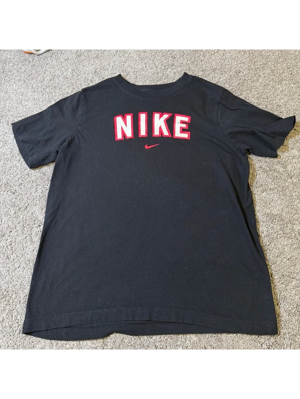 Nike Black and Hot Pink Boys T Shirt size XL